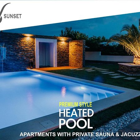Villa Sunset Pool & Spa Apartments Zgornje Skofije Exterior photo