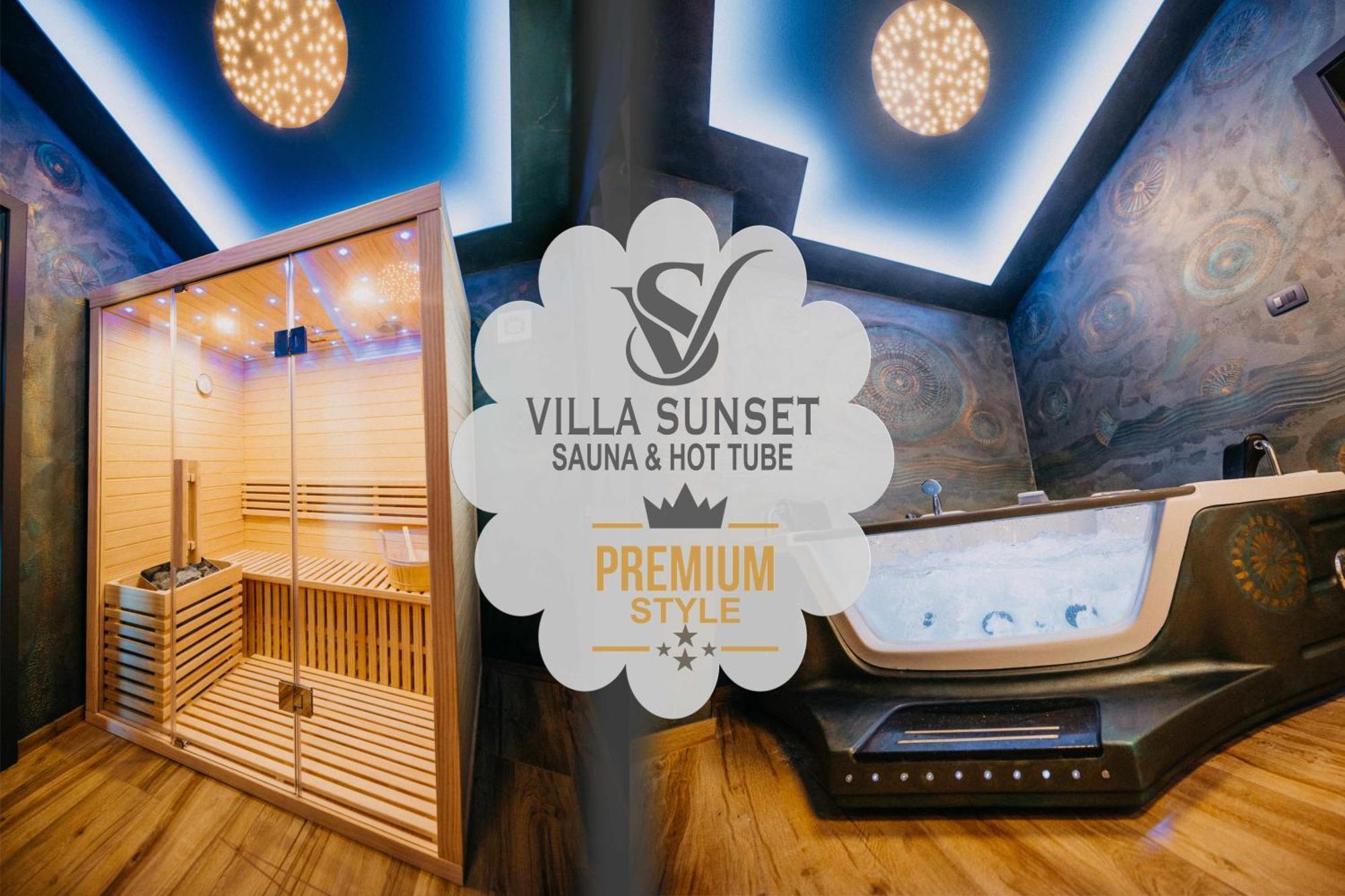 Villa Sunset Pool & Spa Apartments Zgornje Skofije Exterior photo